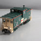 Atlas 6606 O Gauge Burlington Northern Lighted Caboose #154 (3-Rail) LN/Box