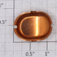 MTH TP-SL00051-C 400E Copper Oval Metal Steam Dome