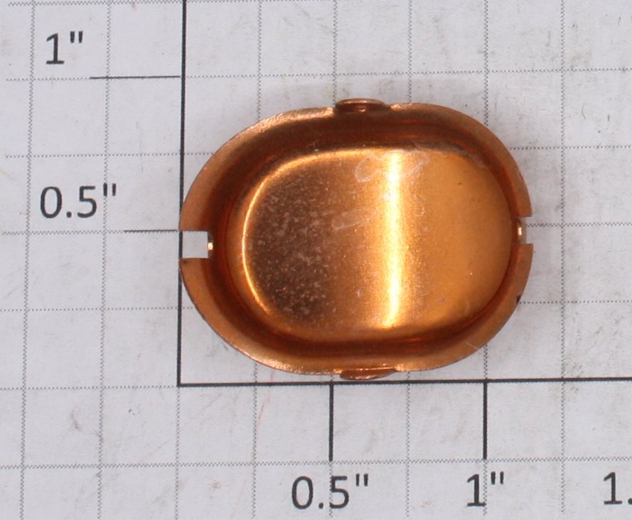 MTH TP-SL00051-C 400E Copper Oval Metal Steam Dome