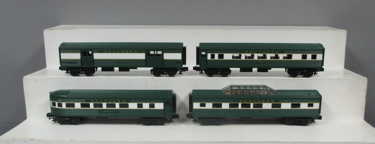 Lionel 6-25121 O Southern Streamliner 4-Car Passenger Set EX/Box