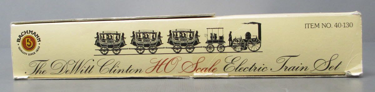 Bachmann 40-130 HO Gauge Dewitt Clinton Steam Train Set LN/Box