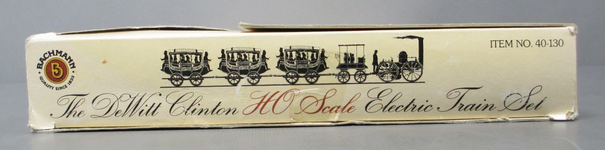 Bachmann 40-130 HO Gauge Dewitt Clinton Steam Train Set LN/Box