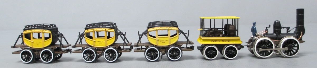 Bachmann 40-130 HO Gauge Dewitt Clinton Steam Train Set LN/Box