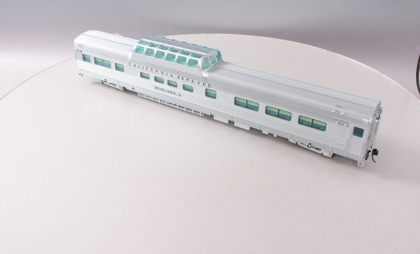 Atlas 3009014-1 O Scale California Zephyr "Silver Sage" Dome Chair Car (2 Rail) MT/Box