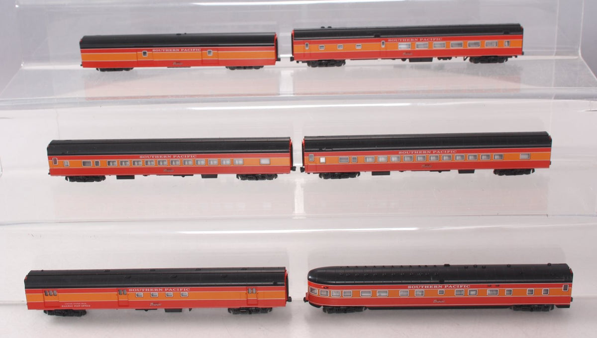 Kato 106-019 Southern Pacific Daylight Passenger Cars (Set of 6) LN/Box
