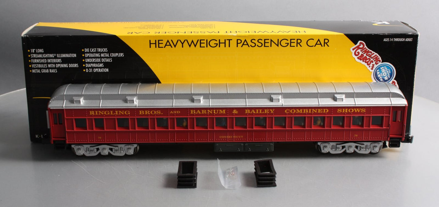 Lionel 6-22578 Ringling Bros & Barnum & Bailey Connecticut 18" Heavyweight Coach