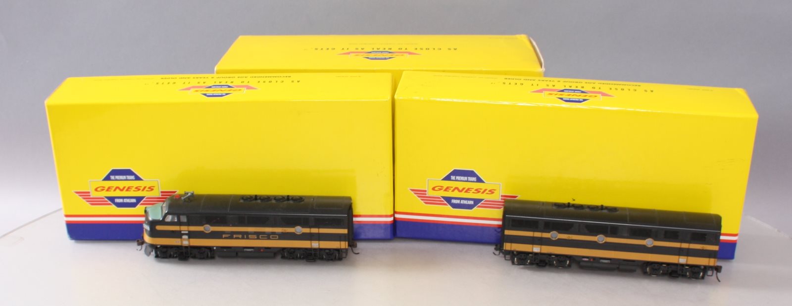Athearn G2518 HO Scale Frisco F3 Diesel Locomotive AB Set #5009/5109 LN/Box