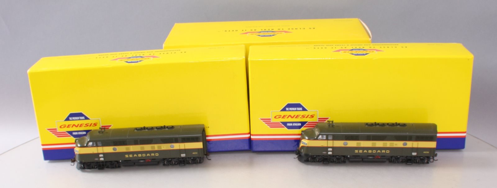 Athearn G2517 HO Scale Seaboard F3 Diesel Locomotive AA Set #4030/4031 LN/Box