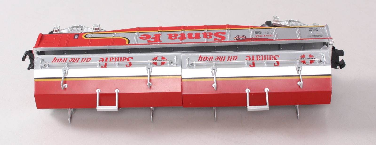 Lionel 6-83874 O Gauge Santa Fe Gondola w/ Coil Cover #38172 EX/Box