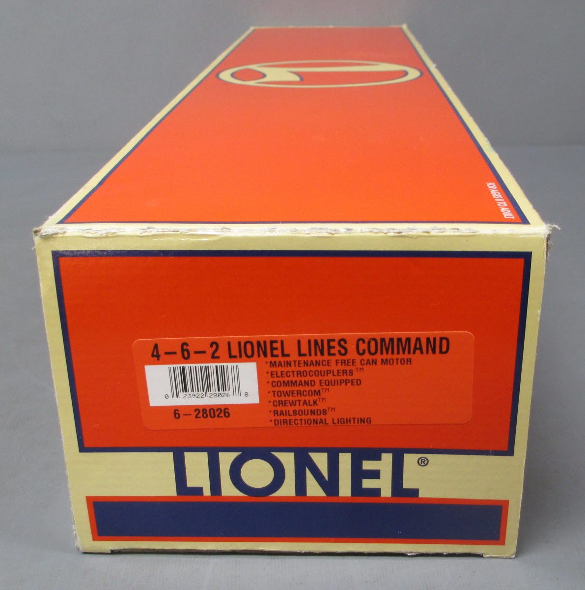 Lionel 6-28026 Lionel Lines 4-6-2 Blue/Orange Steam Locomotive & Tender #2000 LN/Box