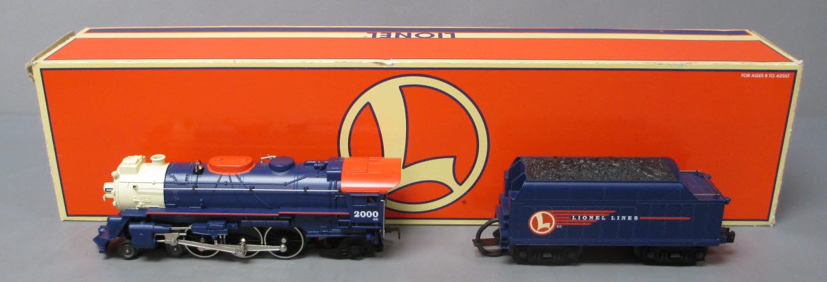 Lionel 6-28026 Lionel Lines 4-6-2 Blue/Orange Steam Locomotive & Tender #2000 LN/Box