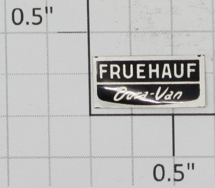Lionel 3460-108 Furehauf Dura-Van Nameplate