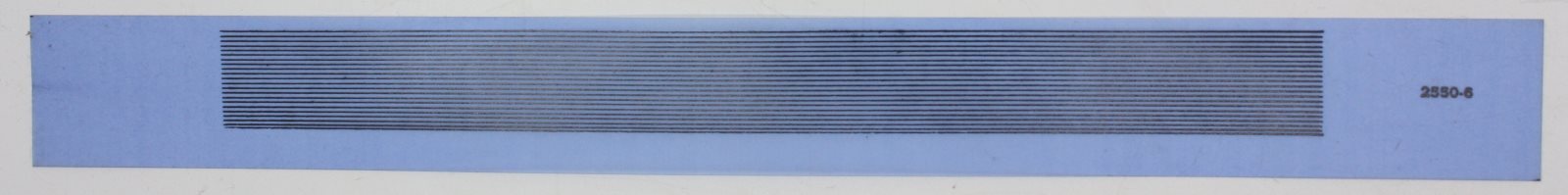 Lionel 2550-6 Blue Budd Car Window Strip