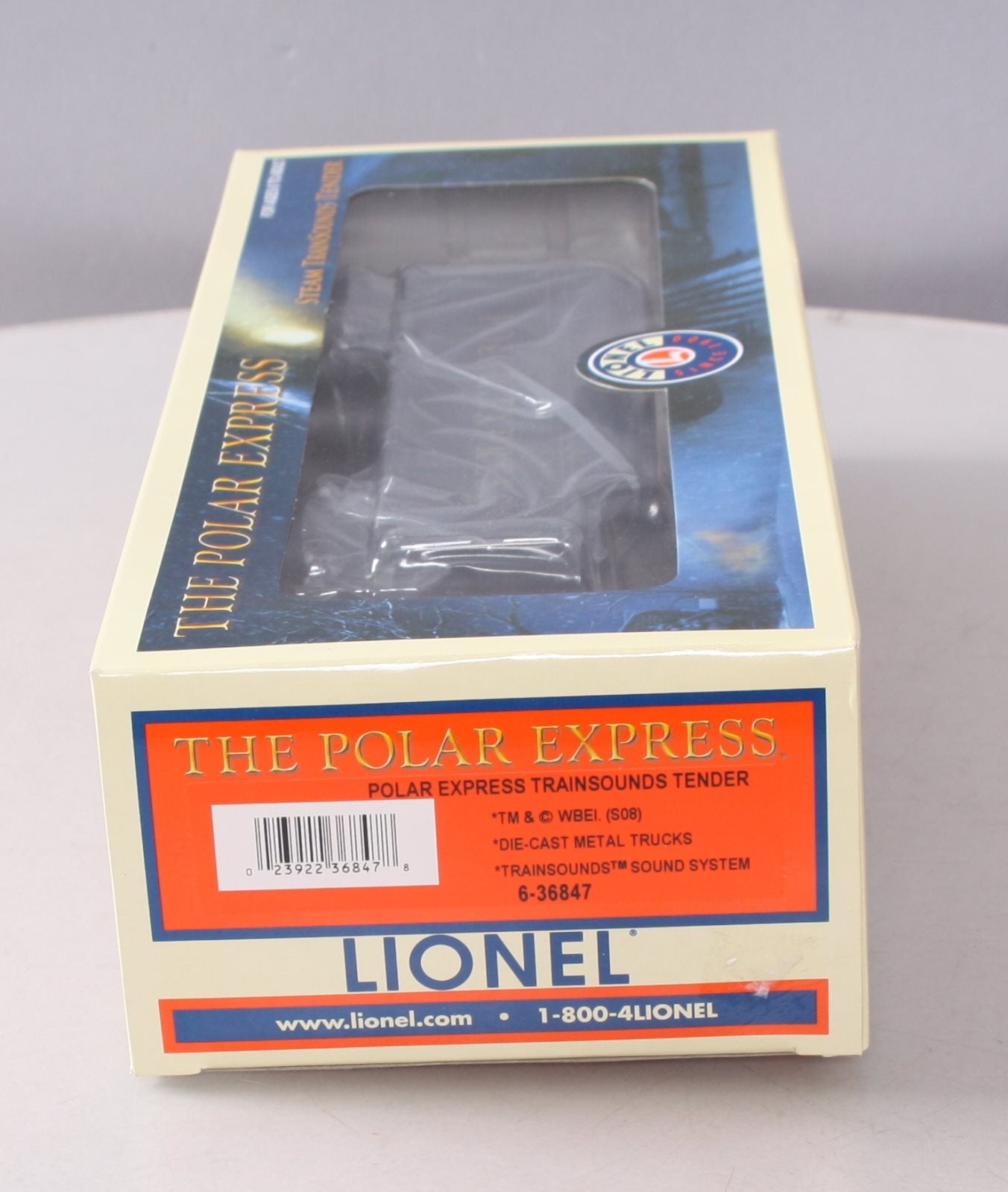 Lionel 6-36847 O Gauge Polar Express Steam Sounds Tender LN/Box
