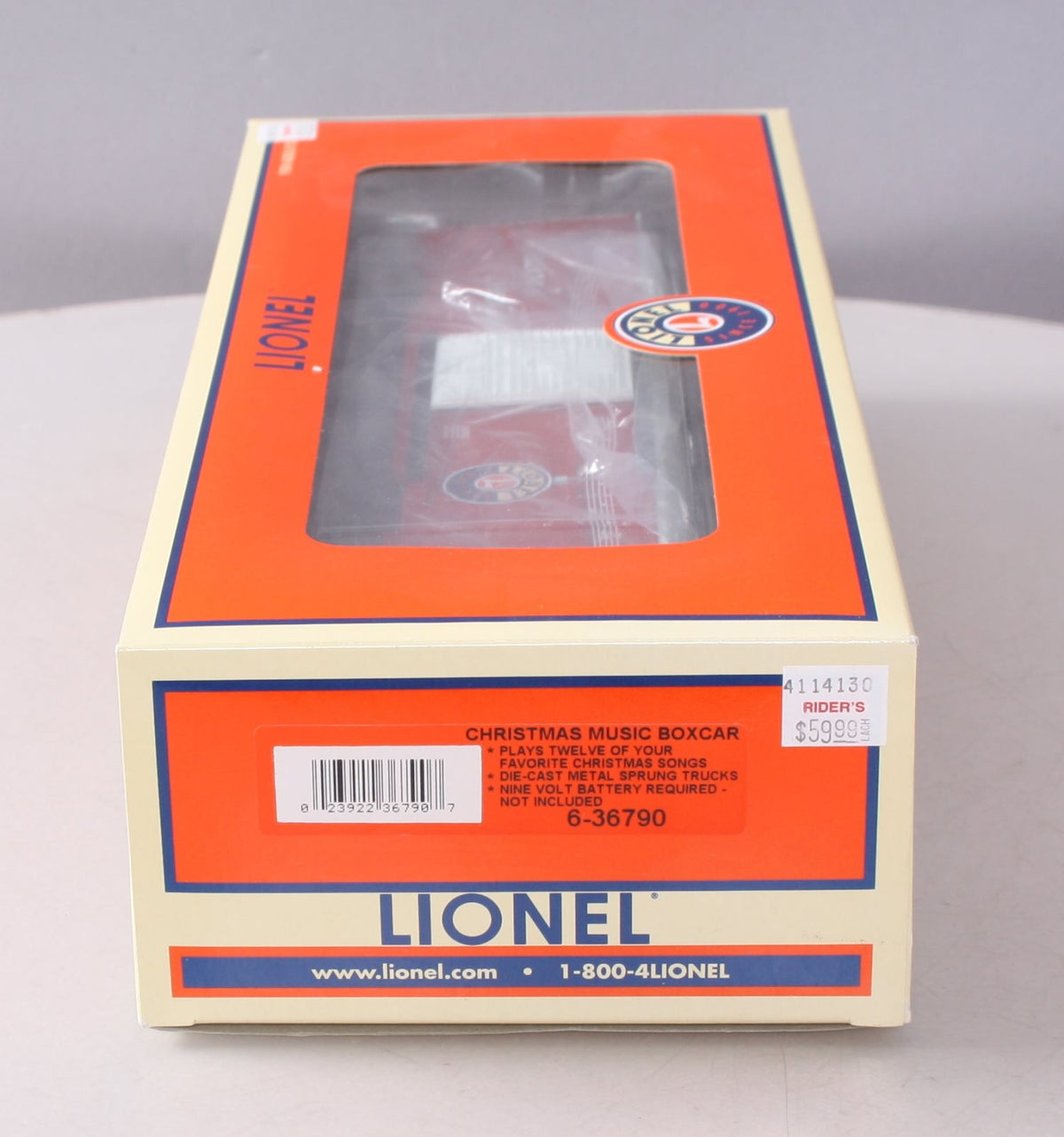 Lionel 6-36790 O Gauge Christmas Music Boxcar LN/Box