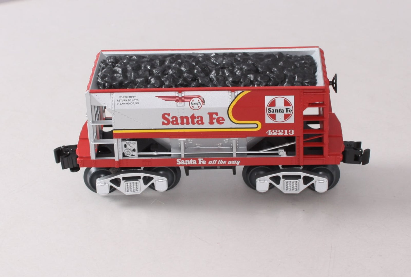 Lionel 2101371 O Gauge LOTS Santa Fe Ore Car #42213 LN/Box