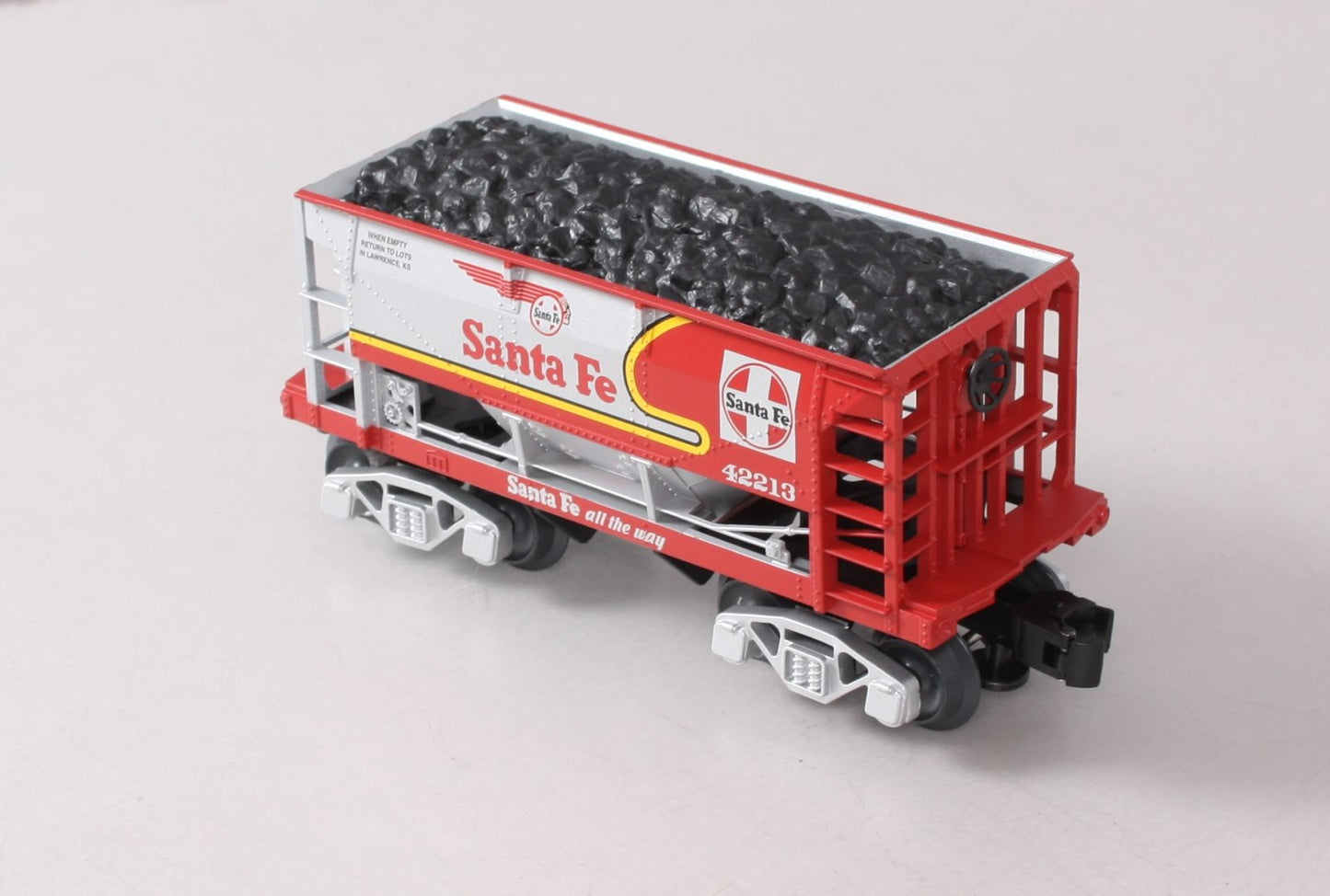 Lionel 2101371 O Gauge LOTS Santa Fe Ore Car #42213 LN/Box
