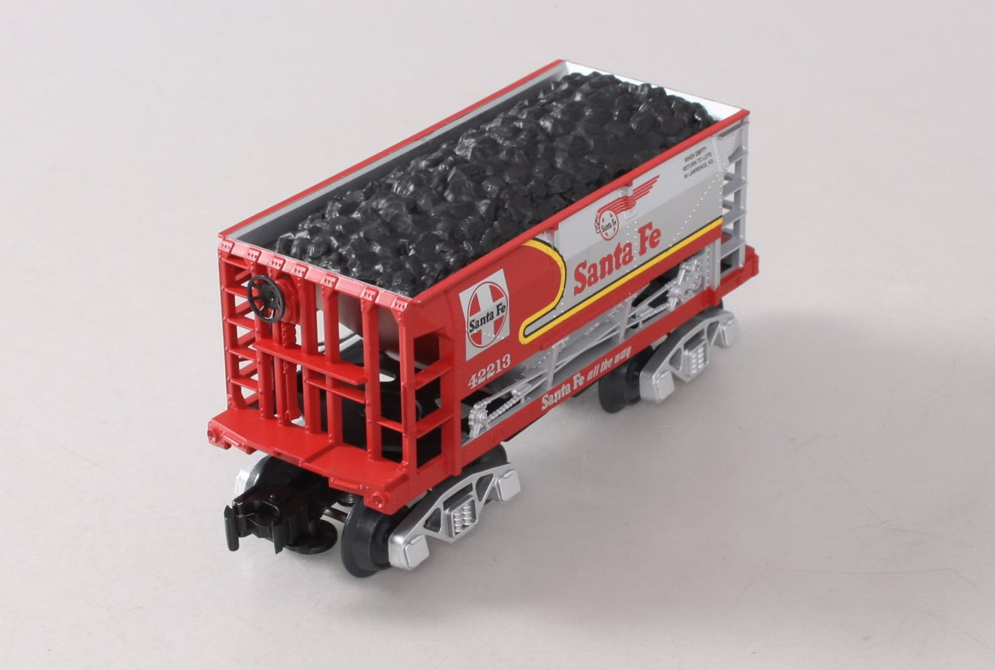 Lionel 2101371 O Gauge LOTS Santa Fe Ore Car #42213 LN/Box
