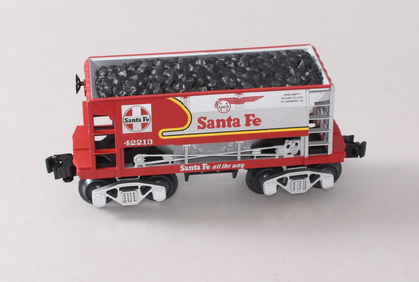 Lionel 2101371 O Gauge LOTS Santa Fe Ore Car #42213 LN/Box