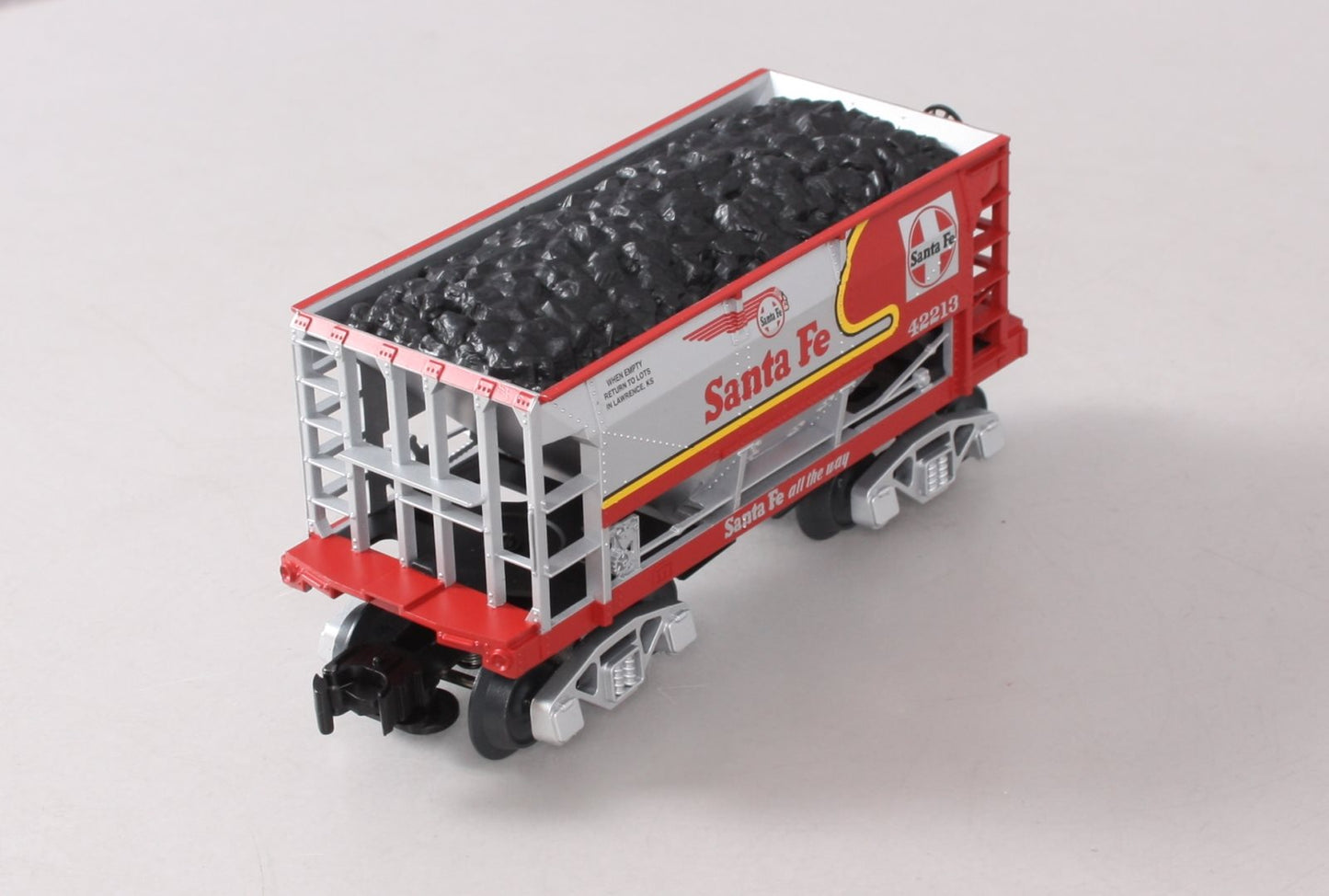 Lionel 2101371 O Gauge LOTS Santa Fe Ore Car #42213 LN/Box