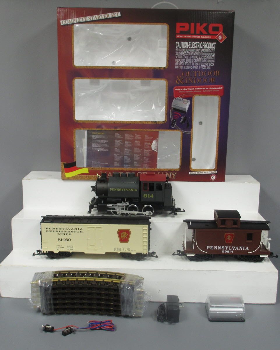 Piko 38107 G Scale Pennsylvania Steam Freight R/C Starter Set LN/Box