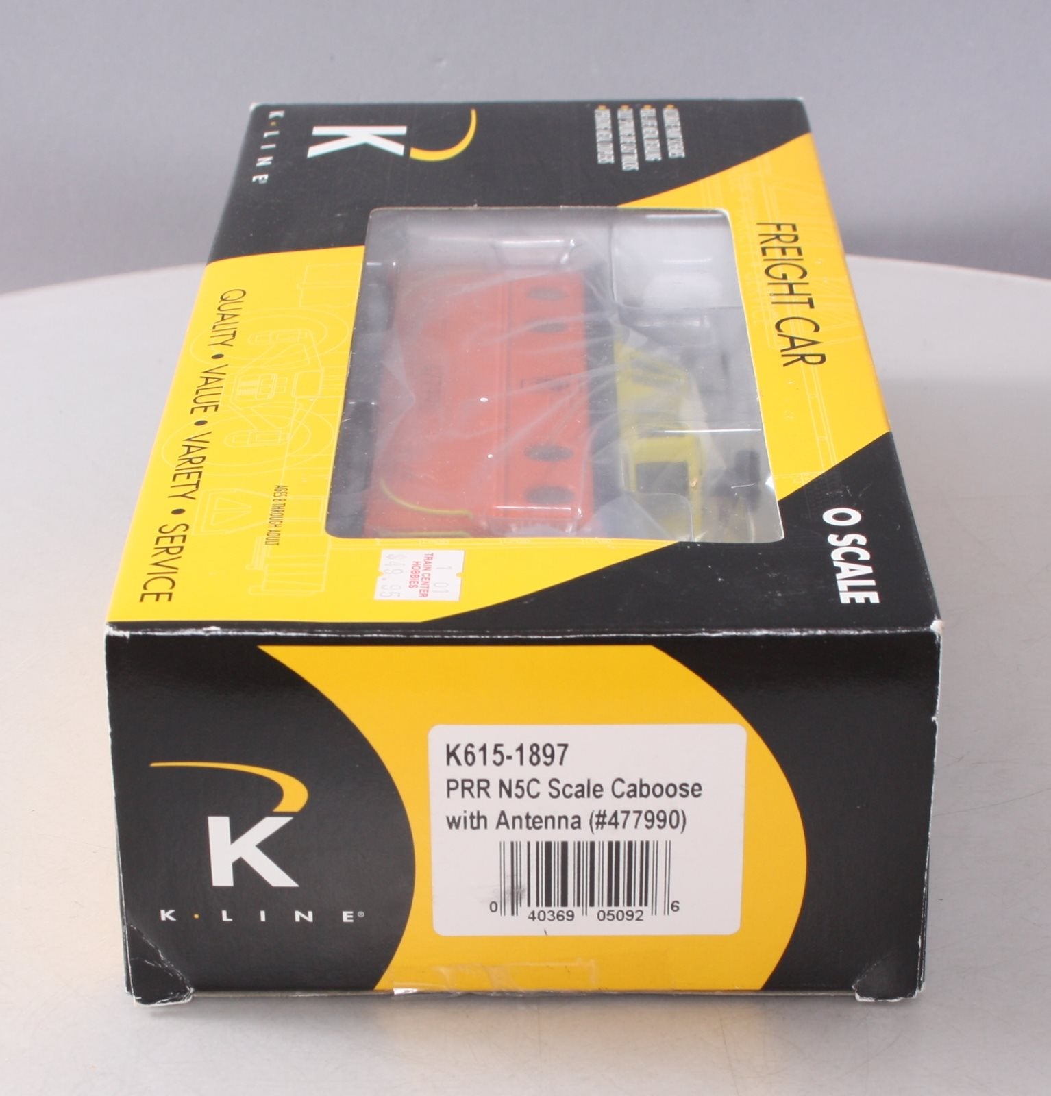 K-Line K615-1897 O Gauge Pennsylvania N5C Scale Smoking Caboose w/Antenna LN/Box