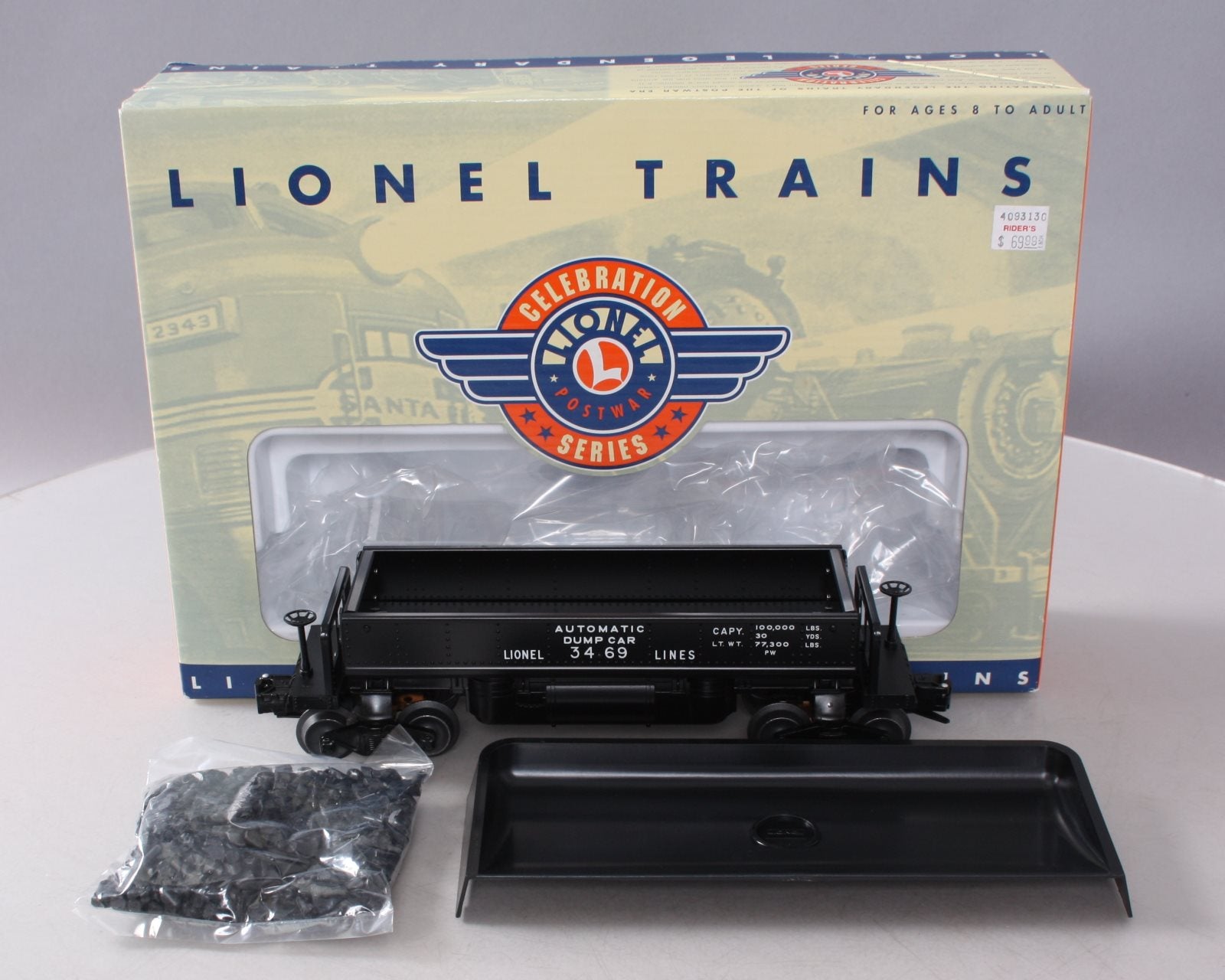 Lionel 6-36740 O Gauge Lionel Lines Automatic Coal Dump Car #3469 LN/Box