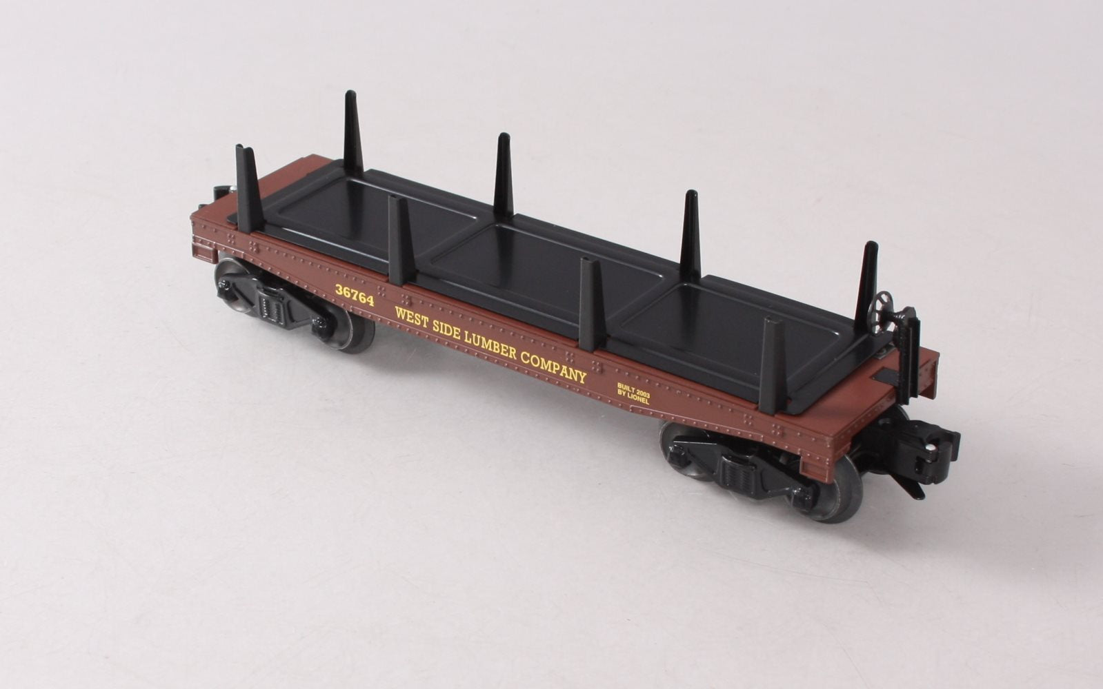 Lionel 6-36764 O Gauge West Side Lumber Log Dump Car LN/Box