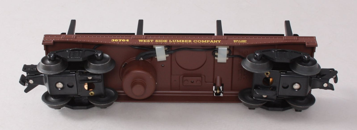 Lionel 6-36764 O Gauge West Side Lumber Log Dump Car LN/Box