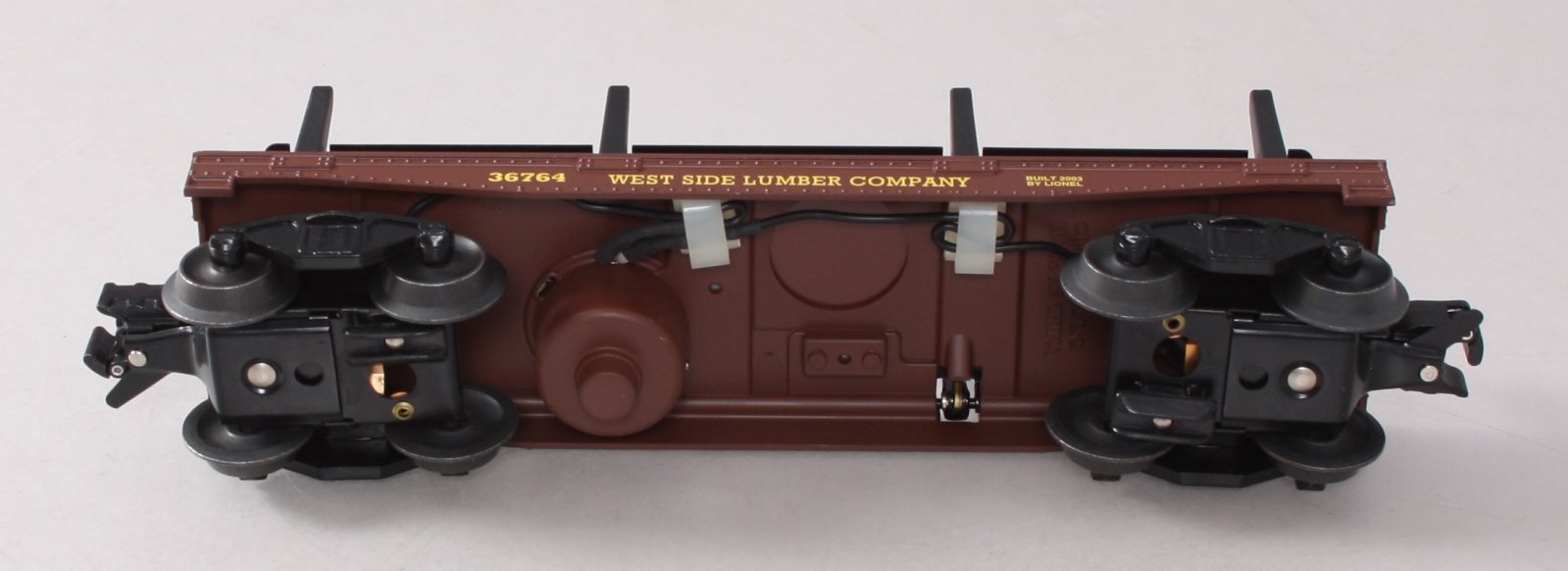 Lionel 6-36764 O Gauge West Side Lumber Log Dump Car LN/Box