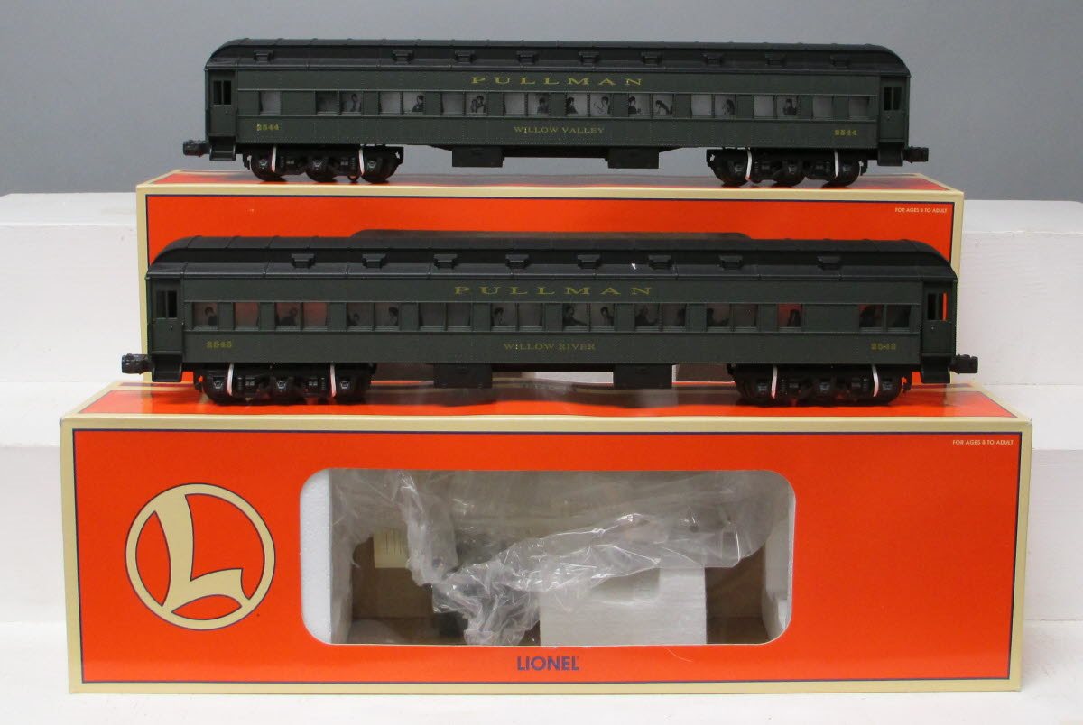 Lionel 6-19066 O Gauge Pullman Heavyweight "Willow" Passenger 2 Car Set LN/Box