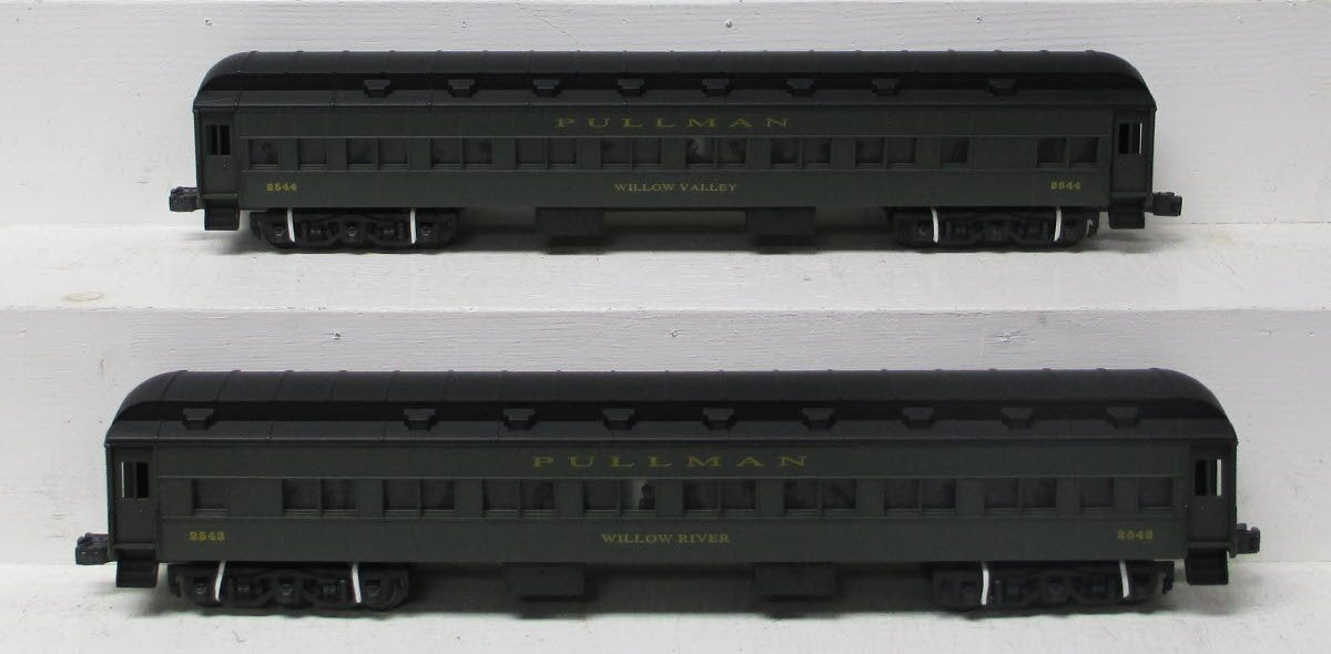 Lionel 6-19066 O Gauge Pullman Heavyweight "Willow" Passenger 2 Car Set LN/Box