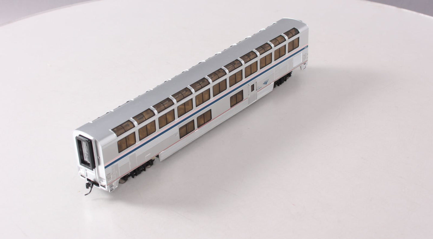 Walthers 920-11043 HO Amtrak 85' Pullman-Standard Superliner Lounge Phase IVb