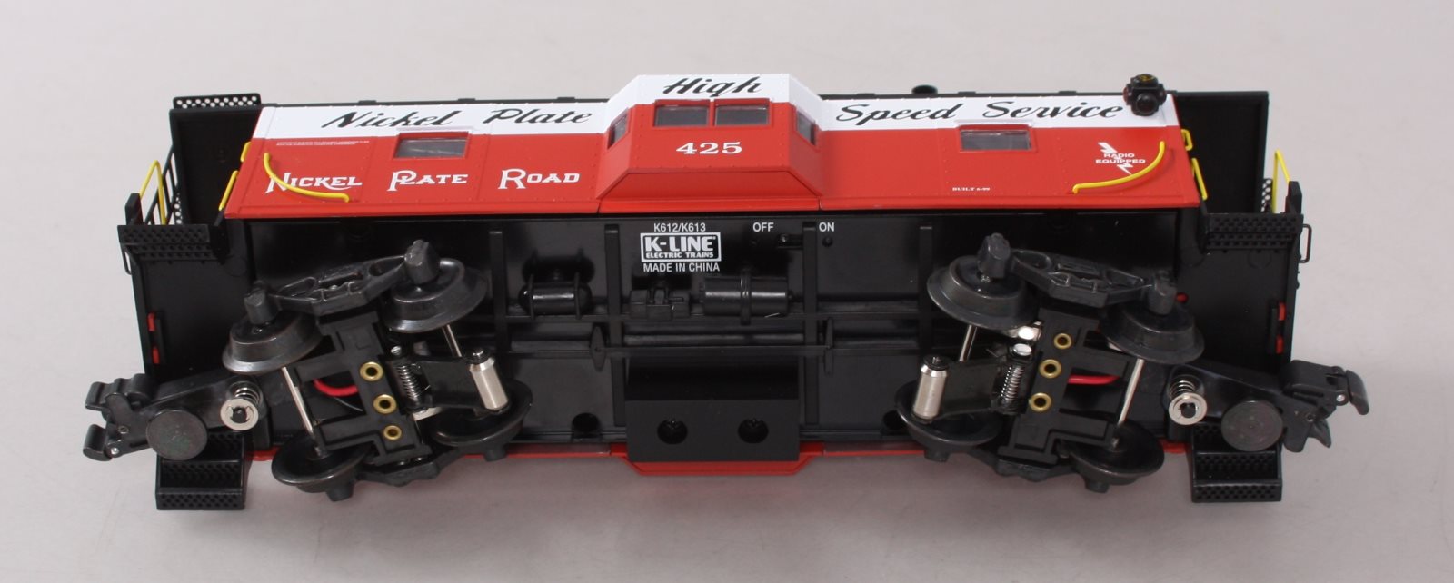 K-Line K612-1771 O Gauge Nickel Plate Road Bay Window Caboose #425 LN/Box