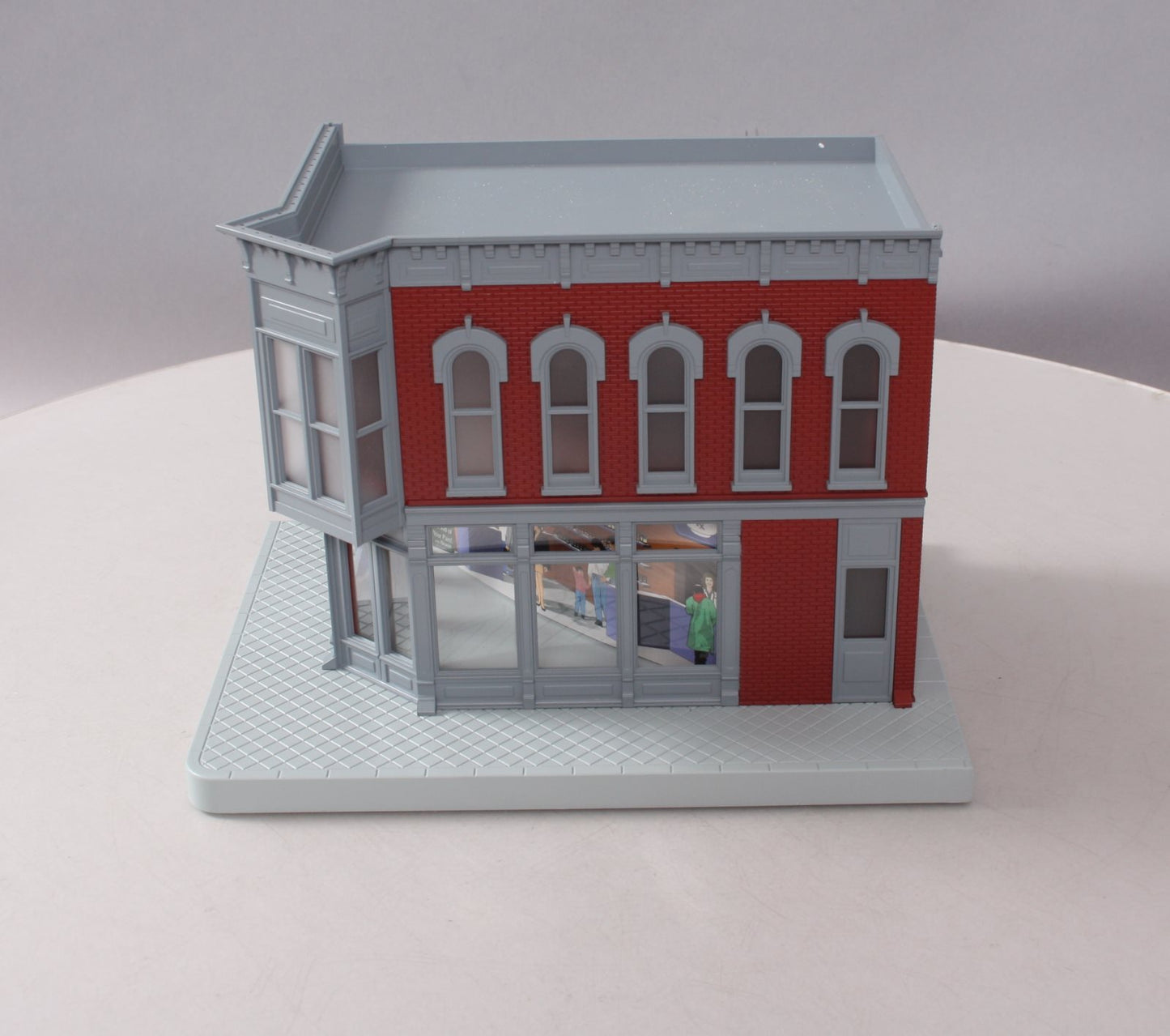 MTH 30-9012 O Gauge Corner Drug Store Red W/ Gray Trim LN/Box