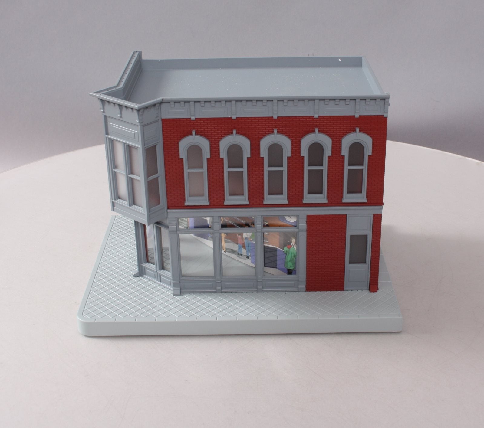 MTH 30-9012 O Gauge Corner Drug Store Red W/ Gray Trim LN/Box