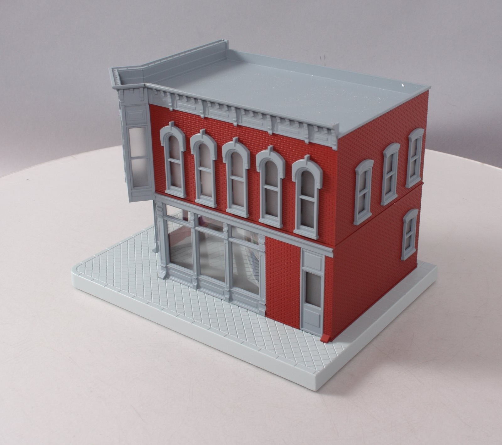 MTH 30-9012 O Gauge Corner Drug Store Red W/ Gray Trim LN/Box