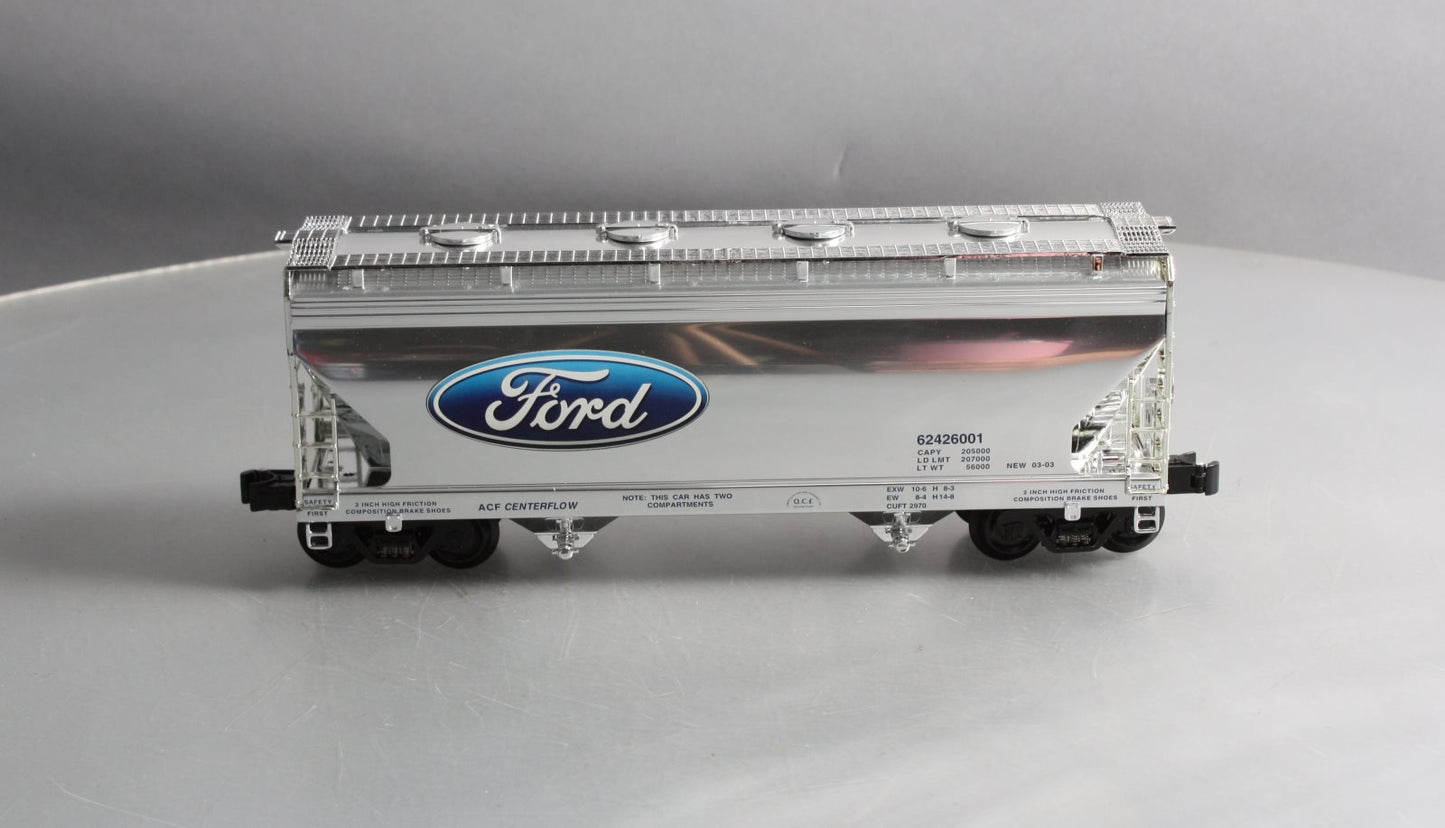 K-Line K6242-6001 O Gauge FORD Aluminum 2-Bay Hopper Car EX/Box