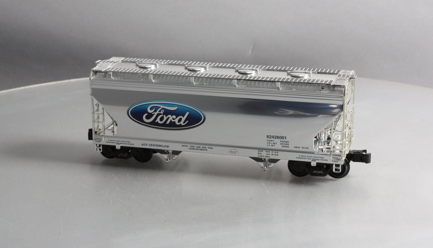K-Line K6242-6001 O Gauge FORD Aluminum 2-Bay Hopper Car EX/Box