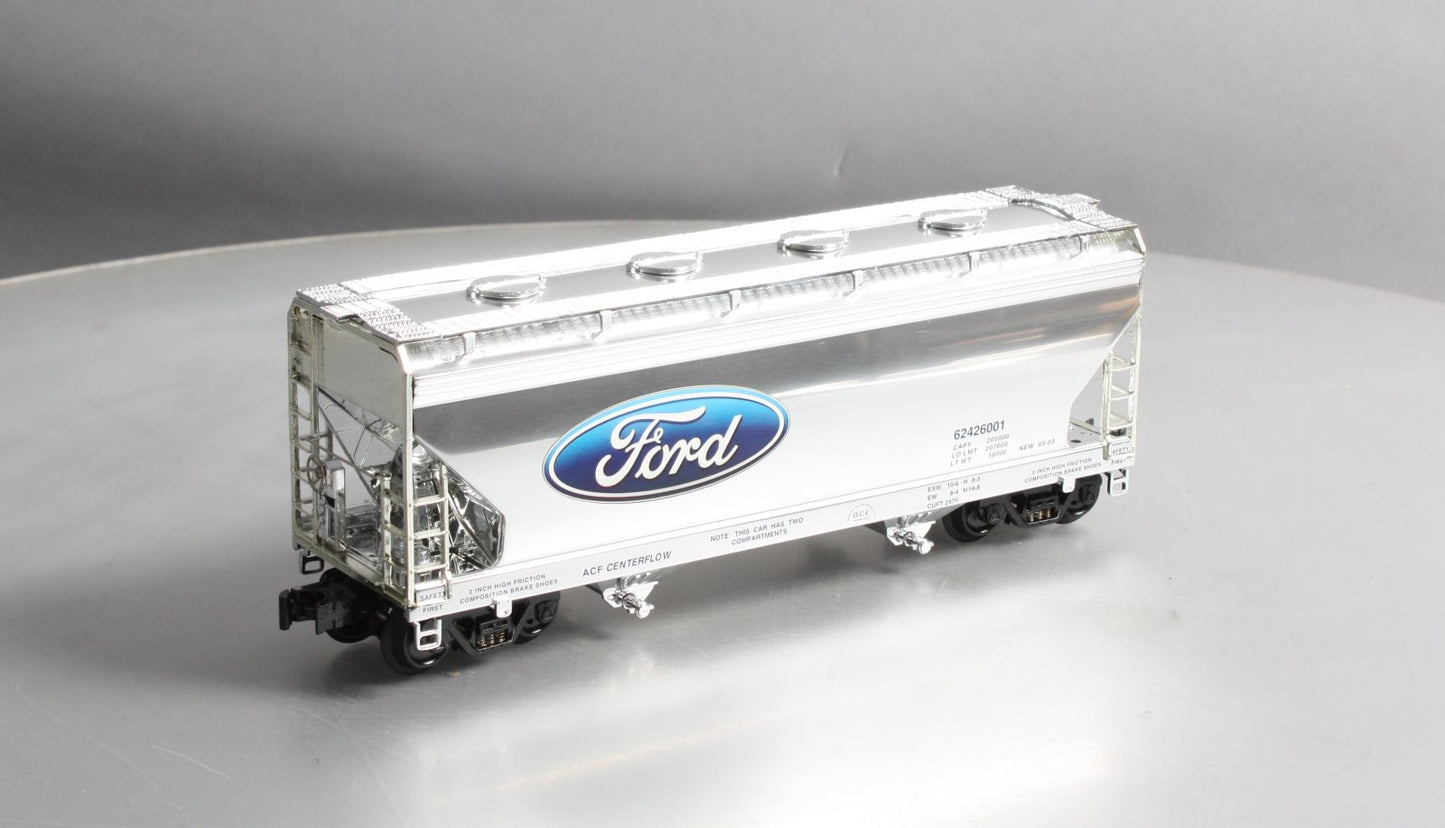 K-Line K6242-6001 O Gauge FORD Aluminum 2-Bay Hopper Car EX/Box