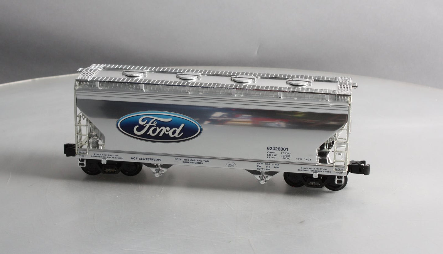 K-Line K6242-6001 O Gauge FORD Aluminum 2-Bay Hopper Car EX/Box