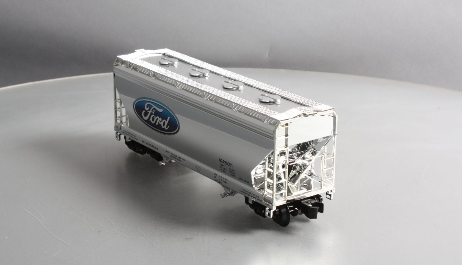 K-Line K6242-6001 O Gauge FORD Aluminum 2-Bay Hopper Car EX/Box