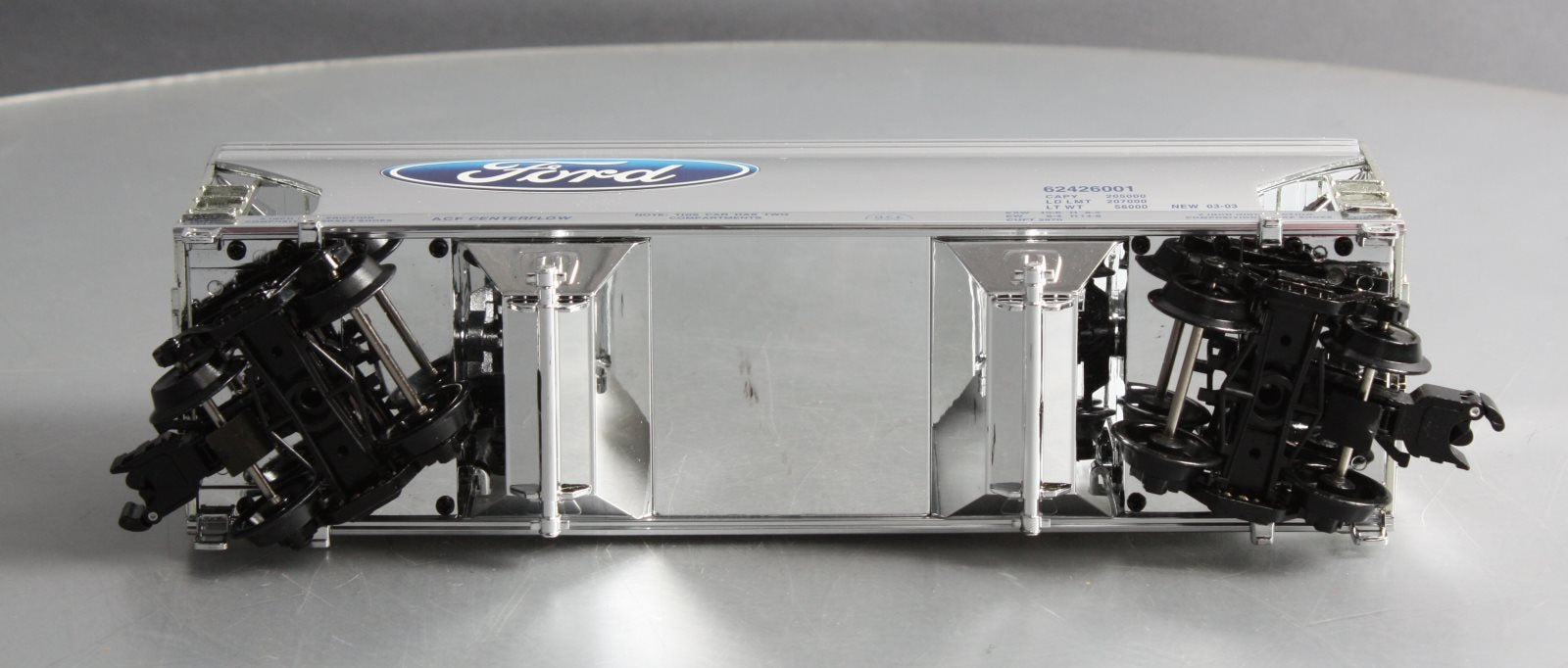 K-Line K6242-6001 O Gauge FORD Aluminum 2-Bay Hopper Car EX/Box