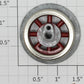 Lionel SLS-257-7 Red Spoked Teardrop Plain Wheel
