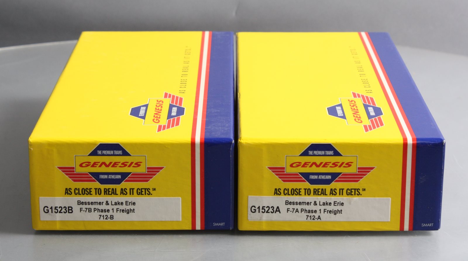 Athearn G1523 HO Scale B&LE F7A/F7B Diesel AB Set #712A/712B LN/Box