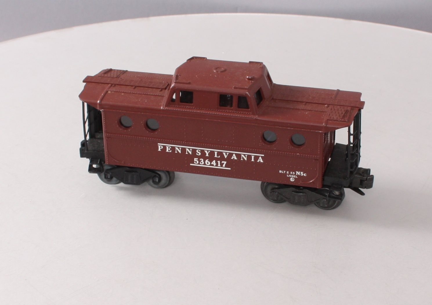 Lionel 6-27704 O Gauge Pennsylvania N5c Illuminated Caboose #536417 LN