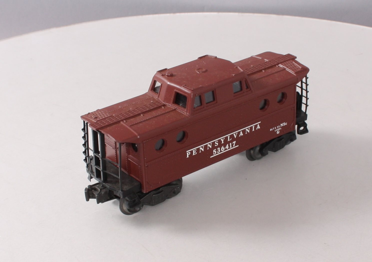 Lionel 6-27704 O Gauge Pennsylvania N5c Illuminated Caboose #536417 LN