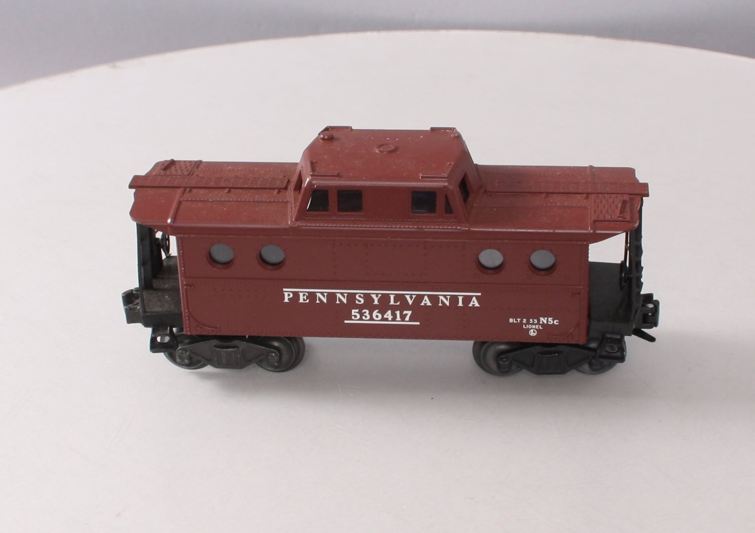 Lionel 6-27704 O Gauge Pennsylvania N5c Illuminated Caboose #536417 LN