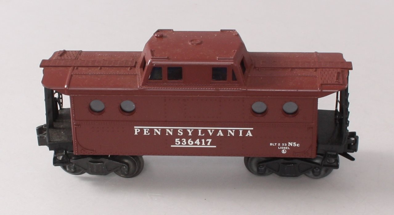 Lionel 6-27704 O Gauge Pennsylvania N5c Illuminated Caboose #536417 LN