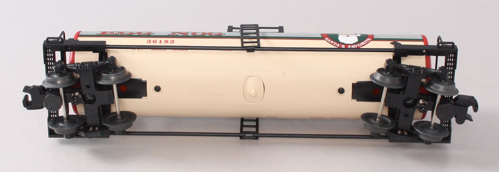 Lionel 6-36182 O Egg Nog Unibody Tank Car NIB